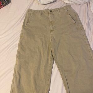 wide leg beige Zara pants